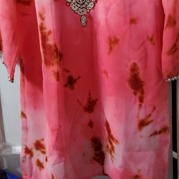 Women's Chiffon Long Sleeve Tunic Tops- Set of 3 - Picture 2 of 5